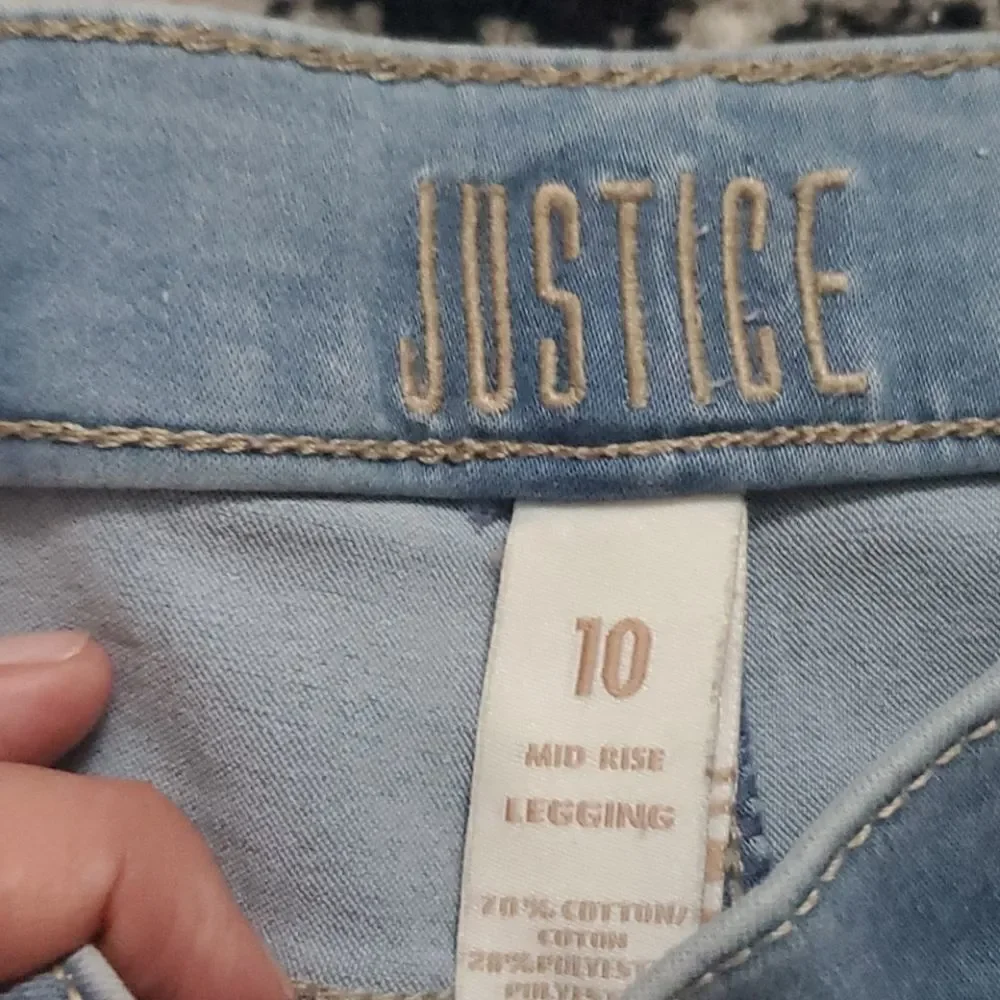 Justice Girls Mid-Rise Leggings